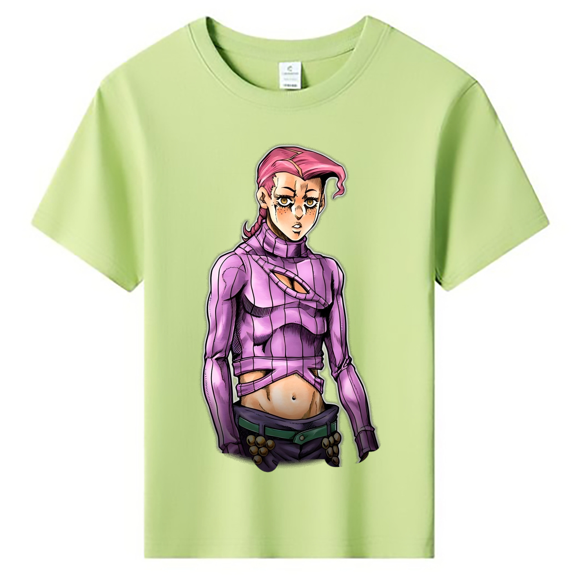 （画像用） ジョジョの奇妙な冒険 ビネガー?ドッピオ JoJo's Bizarre Adventure Vinegar Doppio 綿100％キッズTシャツ（フロントプリント）